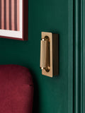Rechargeable Denver wall light in brass finish - British product