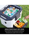 Ninja White FrostVault hard cooler 30QT/28L, imported from the UK