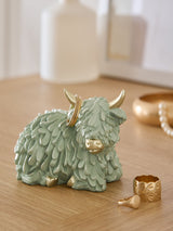 Next Sage Green Hamish The Highland Cow Ring Holder- Buy online at McGrocer