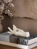 Natural ceramic hand trinket dish ring holder, imported from the UK