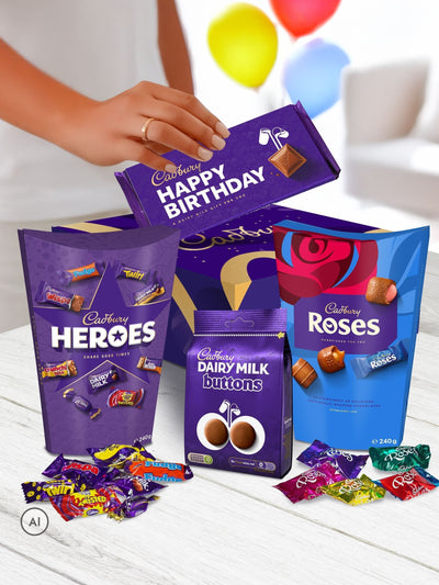 Next Cadbury Happy Birthday Assorted Chocolate Gift Box- Buy online at McGrocer