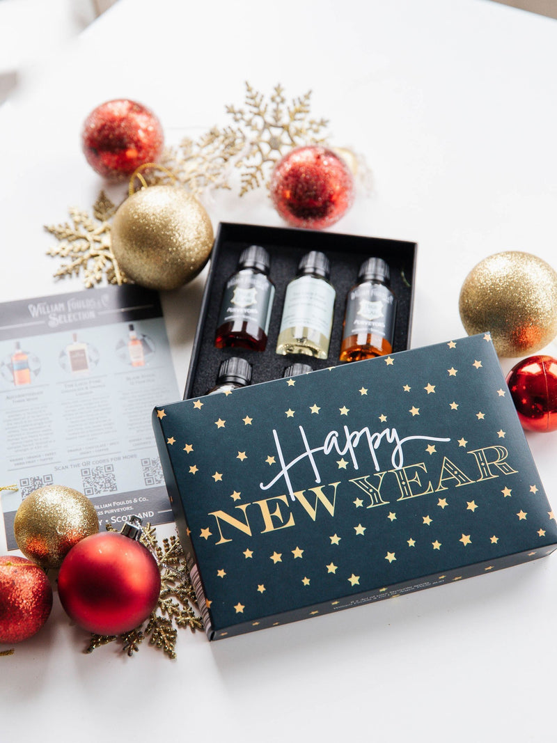 DrinksTime Happy New Year whisky gift set 6x3cl - British product