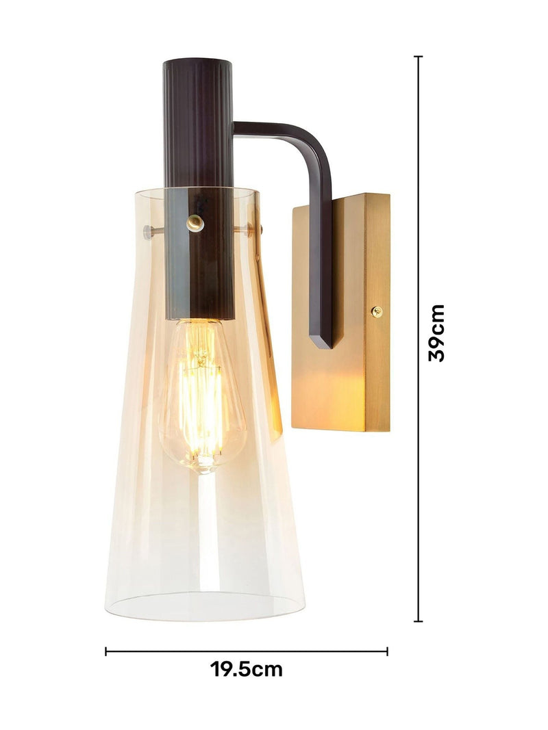 Visconte by BHS Champagne Gold Atrani large wall light (British brand)