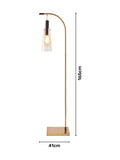 BHS Champagne Gold Atrani floor lamp, UK version