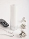 3W rechargeable LED light bulb with remote control, imported from the UK