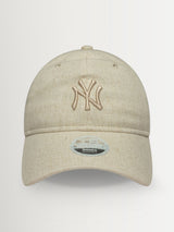 Next New Era Cream Linen 9Twenty New York Yankees Cap- Buy online at McGrocer
