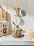 Hamish Highland Cow Mug Tree kitchen organiser, imported from the UK