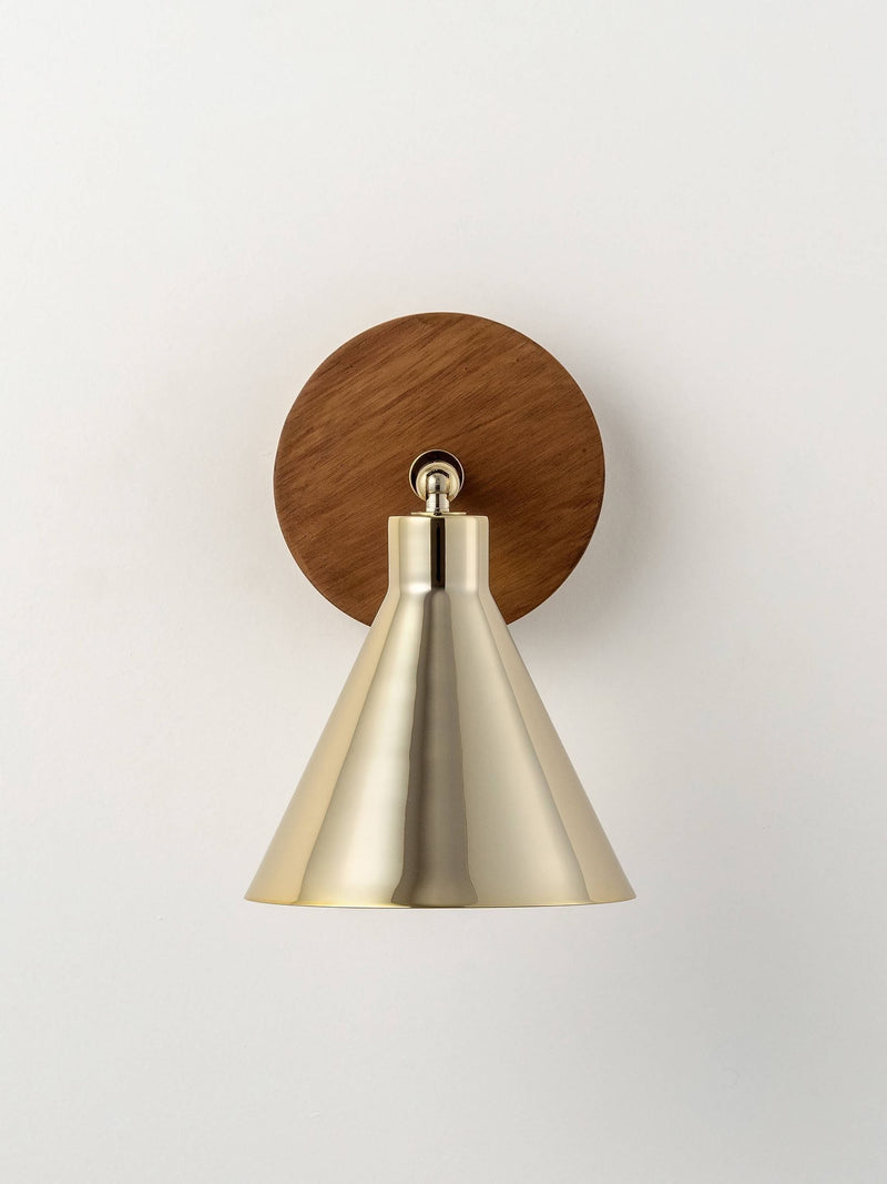 Houseof Brass Cone Wall Light 20cm width (British brand)