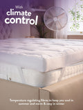 Slumberdown Climate Control Extra Deep 10cm Mattress Topper (British brand)