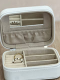 Solesmith Floral Initial Travel White Jewellery Box (British brand)