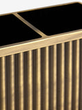 Gold Rib Toothbrush Tidy