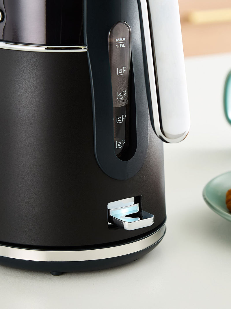 Morphy Richards Black Signature Jug Kettle 1.5L, imported from the UK