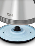 Morphy Richards Black/White Venture Retro Pyramid Kettle 1.5L, imported from the UK