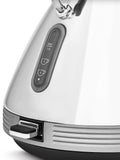Morphy Richards Black/White Venture Retro Pyramid Kettle 1.5L, imported from the UK