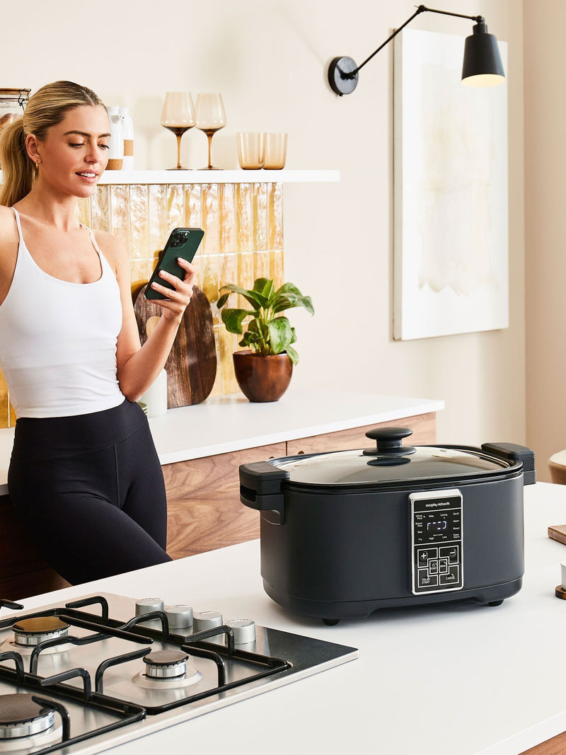 Morphy Richards multifunction food cooker black 6.5L, imported from the UK