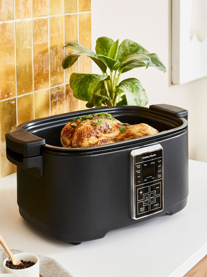 Morphy Richards multifunction food cooker black 6.5L, imported from the UK