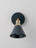 Houseof. charcoal grey cone wall light (British brand)