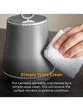 Tower grey storage canisters set of 3 (British brand)
