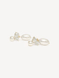 CompletedWorks gold plated pearl drop earrings - British product