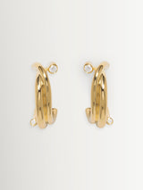 Next CompletedWorks Gold Tone 18ct Earrings- Buy online at McGrocer
