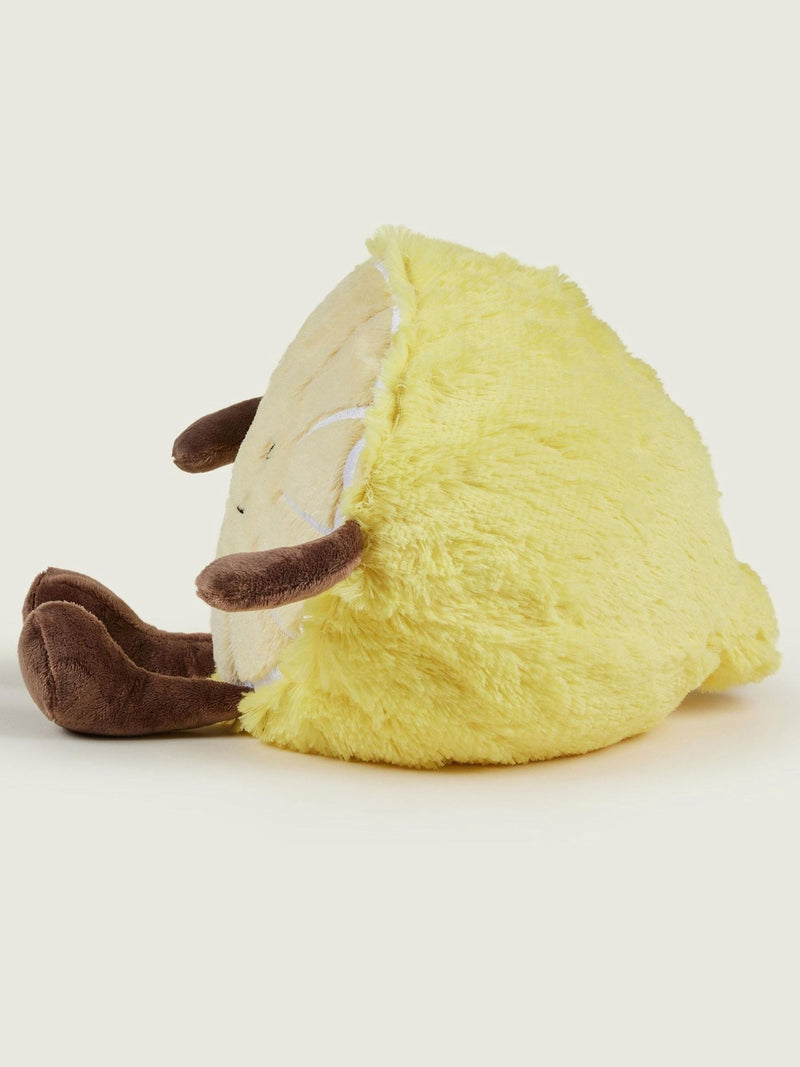Warmies heatable lemon soft toy, imported from the UK