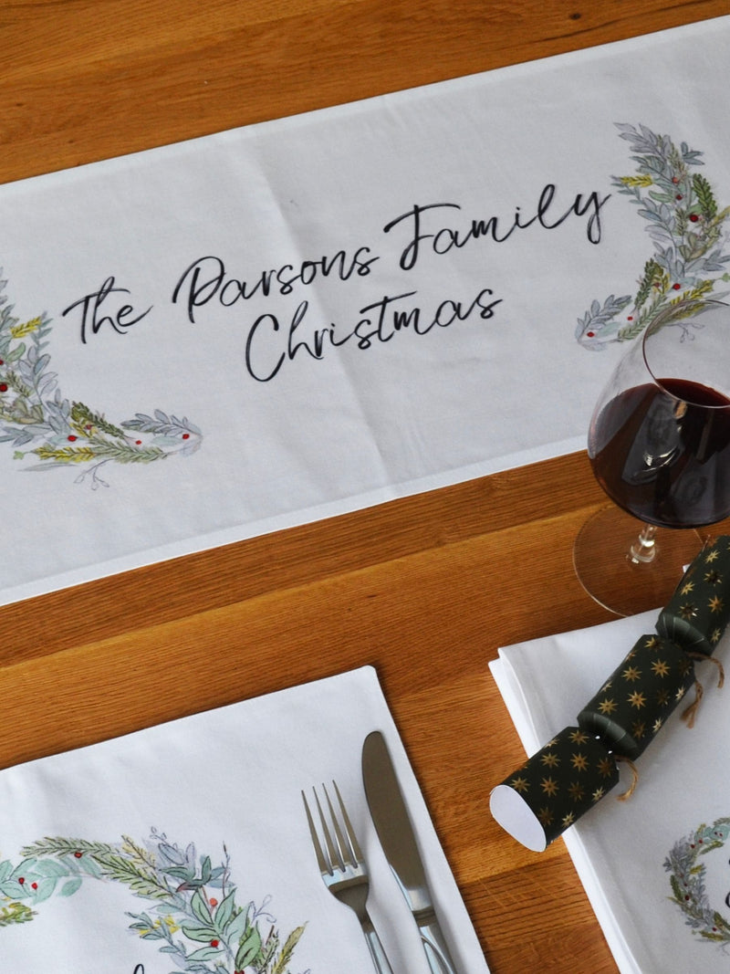 Solesmith Christmas wreath placemat, UK version