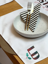 Next Solesmith Personalised Monogrammed Tartan Christmas Placemat 3cm x 4.5cm- Buy online at McGrocer
