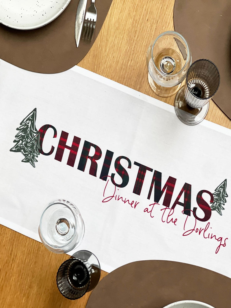 Solesmith tartan Christmas placemat decoration, imported from the UK
