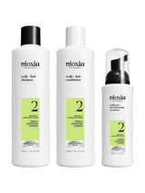 Next Nioxin Scalp + Hair Thickening System 2 Loyalty Kit for Natural Hair with Progressed Thinning- Buy online at McGrocer
