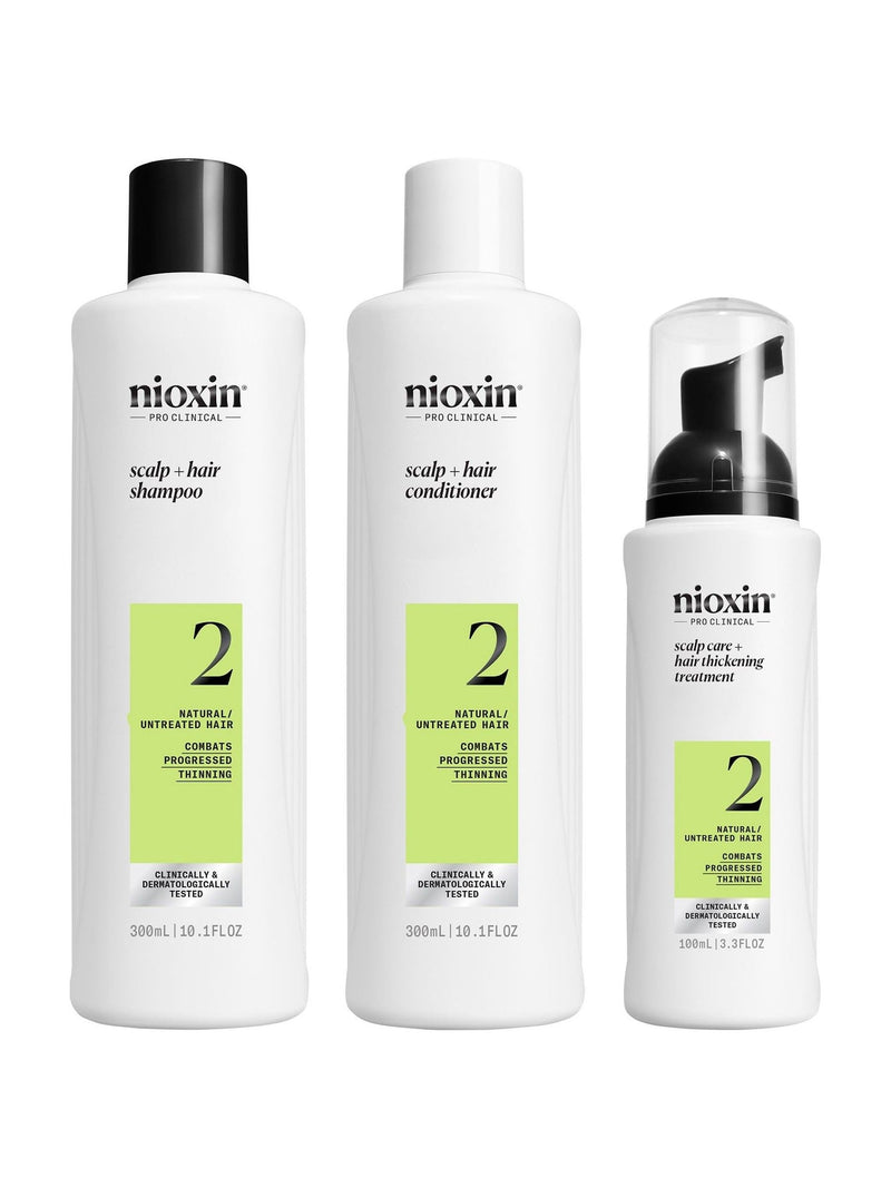 Nioxin System 2 hair thickening loyalty kit, imported from the UK