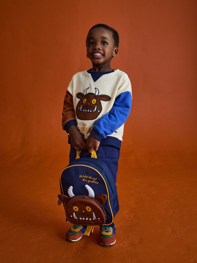 JoJo Maman Bébé Gruffalo backpack blue, UK version