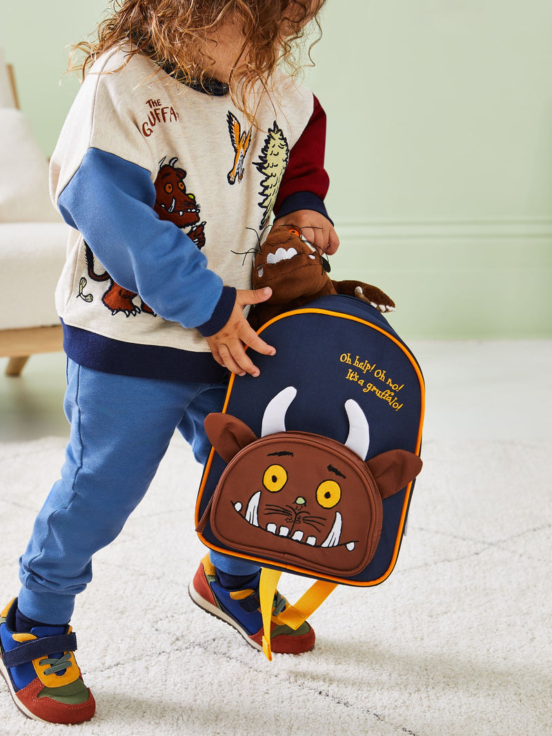 JoJo Maman Bébé Gruffalo backpack blue, UK version