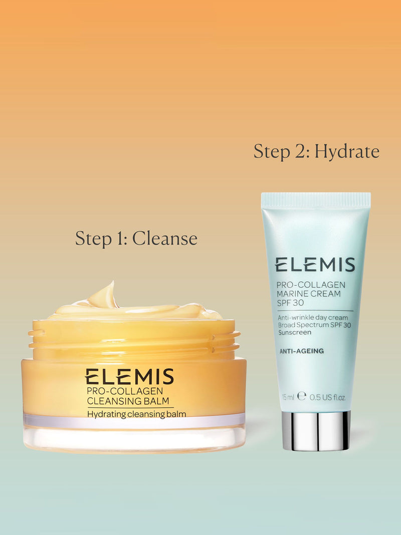 ELEMIS Cleanse Hydrate Duo Skincare Gift Set - British product