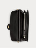 Lauren Ralph Lauren black cross-body clutch bag Adair, imported from the UK