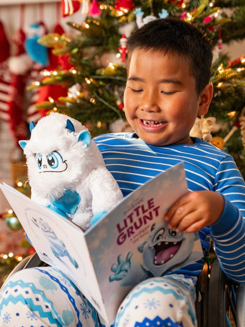 Snobiggie Little Grunt Yeti plush and book (British brand)