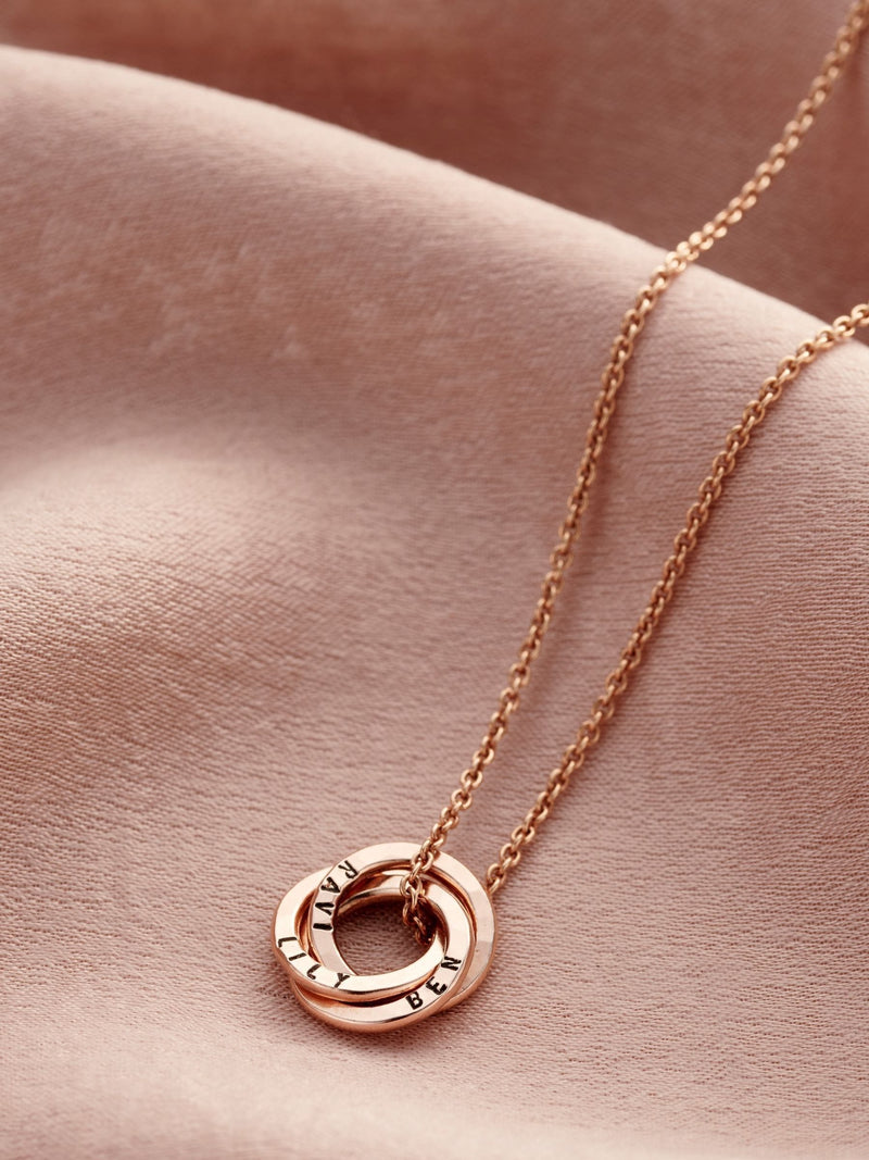 Posh Totty Designs personalised gold necklace, imported from the UK