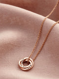 Posh Totty Designs personalised gold necklace, imported from the UK