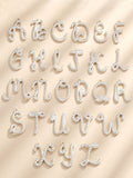 Posh Totty Designs sterling silver initial necklace, imported from the UK