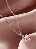 Posh Totty Designs sterling silver initial necklace, imported from the UK