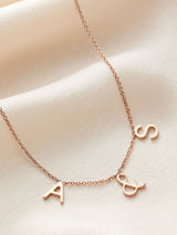 Next Posh Totty Designs Gold Tone Initial Personalised Necklace- Buy online at McGrocer
