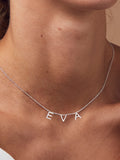 Posh Totty Designs gold tone initial necklace, imported from the UK
