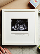 Next Posh Totty Designs Personalised My First Scan Keepsake Photo Frame 25cm x 25cm- Buy online at McGrocer