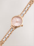 Mini watch Pink resin dial 2cm, imported from the UK