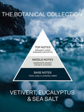 French Connection Botanical Infused Vetivert Eucalyptus Sea Salt Candle 1.5KG - British product