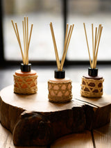 Next French Connection Natural Mix Woven Detail Reed Diffuser Trio Gift Set 3 x 50ml- Buy online at McGrocer
