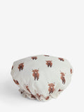 Shower cap with Hamish the Highland cow design, imported from the UK