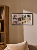 Hadley black 12 multi aperture picture frame - British product