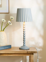 Next Blue Stripe Bobbin Millie Table Lamp- Buy online at McGrocer