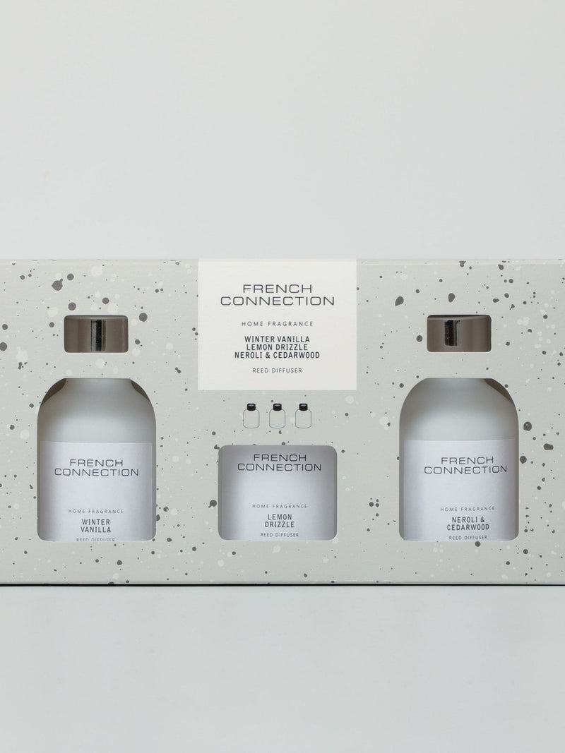 French Connection White Collection reed diffuser trio 3x60ml (British brand)