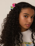 Multi Coloured Mini Flower Hair Clips 3 Pack, imported from the UK
